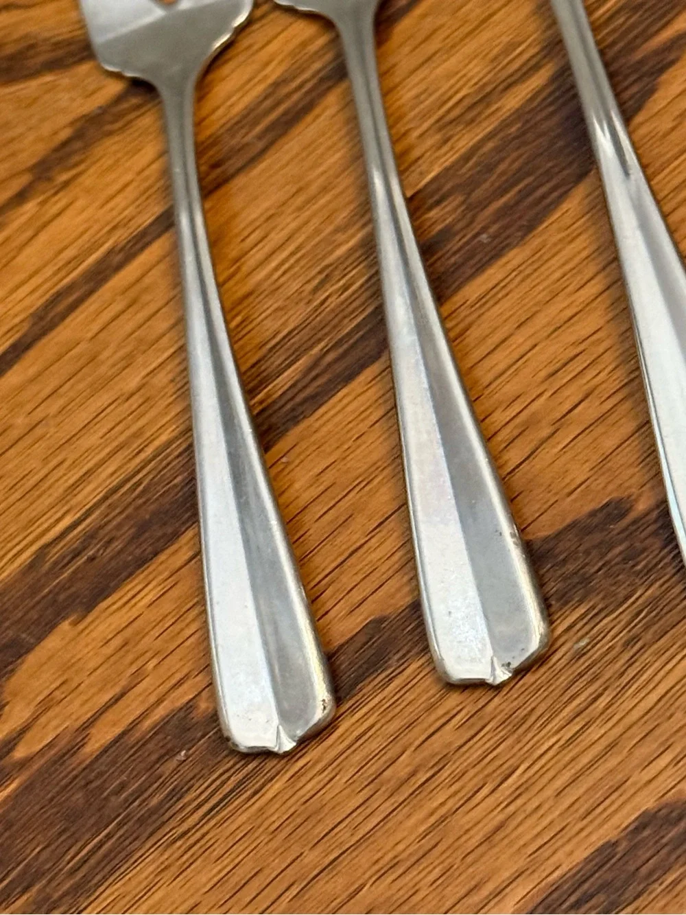 Oneida Gala Impulse 4 Salad Forks USA Stainless Flatware 6 3/8”
